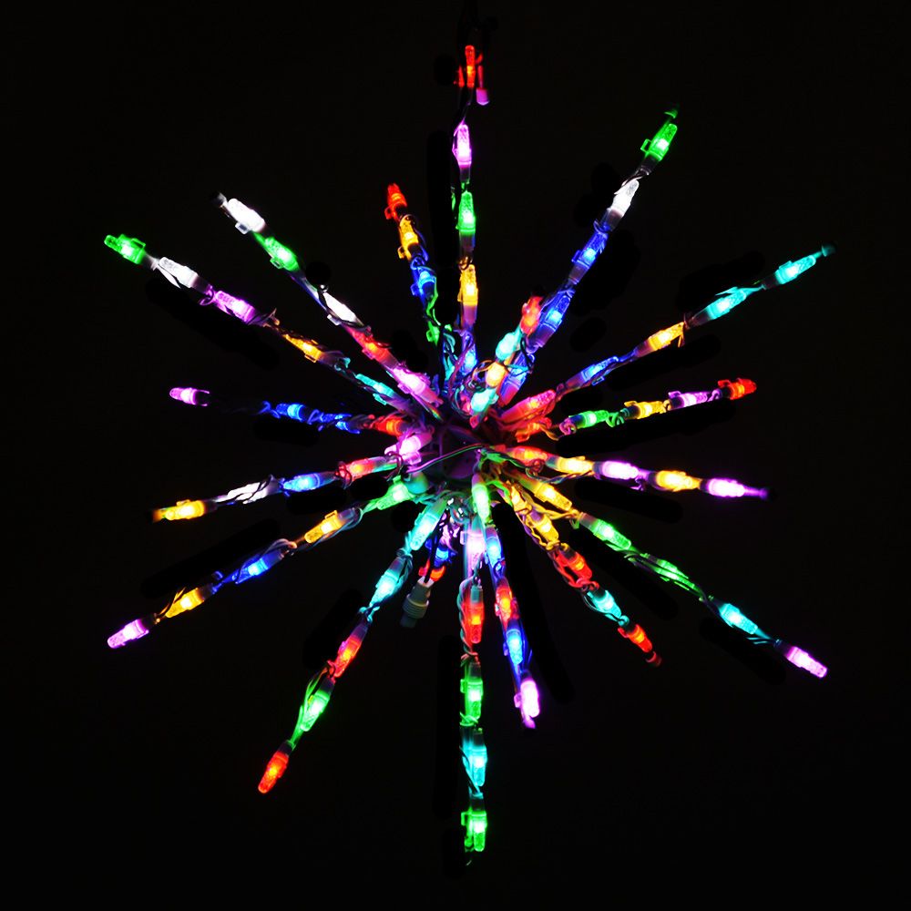Christmastopia.com 24 Inch Starburst RGB Color Change LED Lighted Christmas Decoration Set Of 3