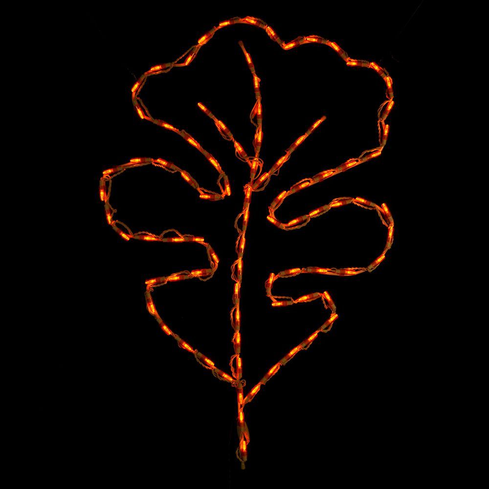 Christmastopia.com Oak Leaf LED Lighted Outdoor Thanksgiving Decoration