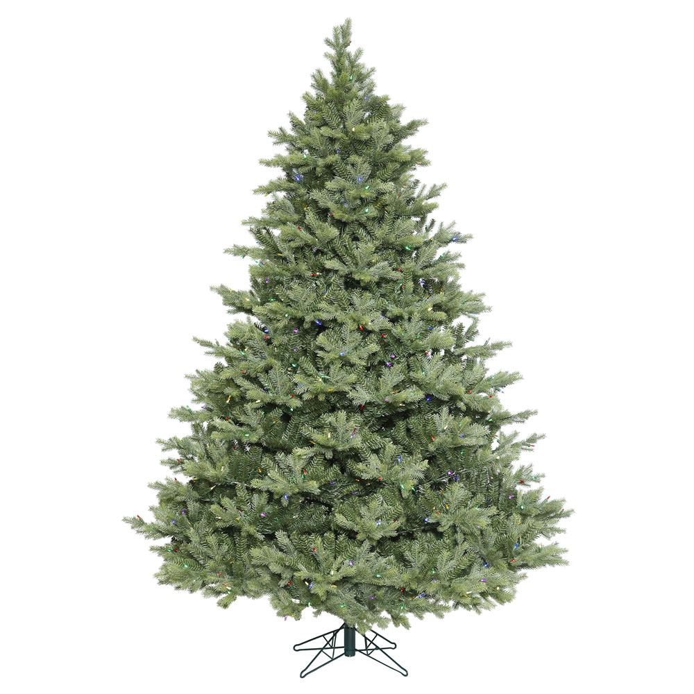 5.5 Foot Idaho Frasier Fir Artificial Christmas Tree 400 LED M5 Italian Multi Color Mini Lights
