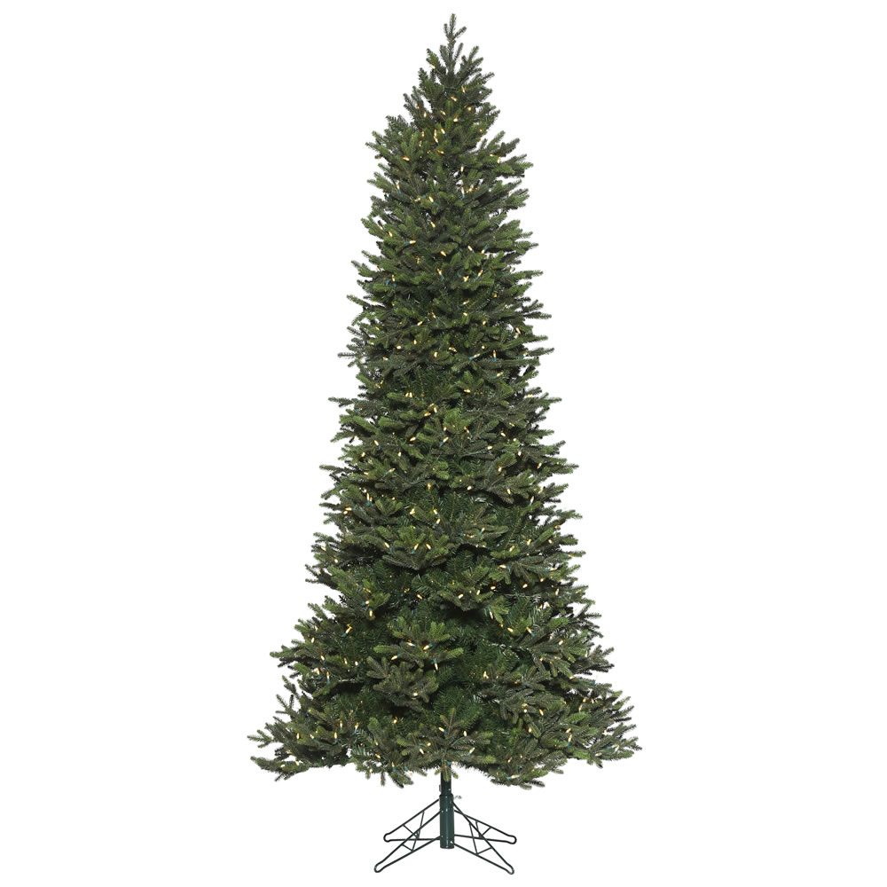 6 Foot Hudson Spruce EZ Plug Artificial Christmas Tree 350 DuraLit LED M5 Italian Warm White Mini Lights