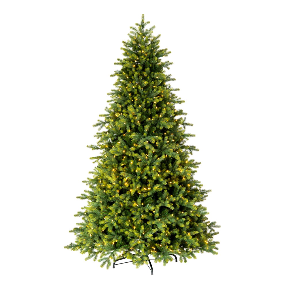 6.5 Foot Jersey Fraser Fir Artificial Christmas Tree DuraLit LED M5 Italian Warm White Mini Lights
