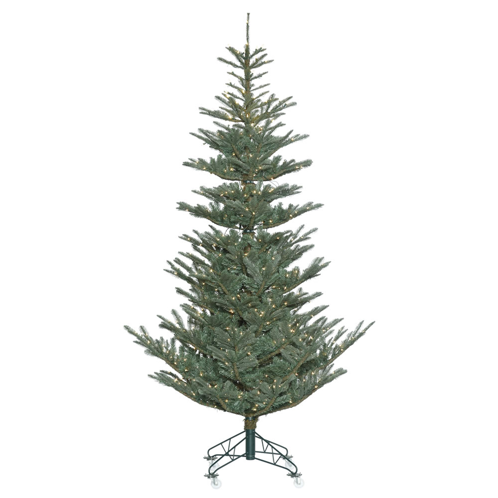 10 Foot Alberta Blue Spruce Artificial Christmas Tree 800 DuraLit Incandescent Clear Mini Lights