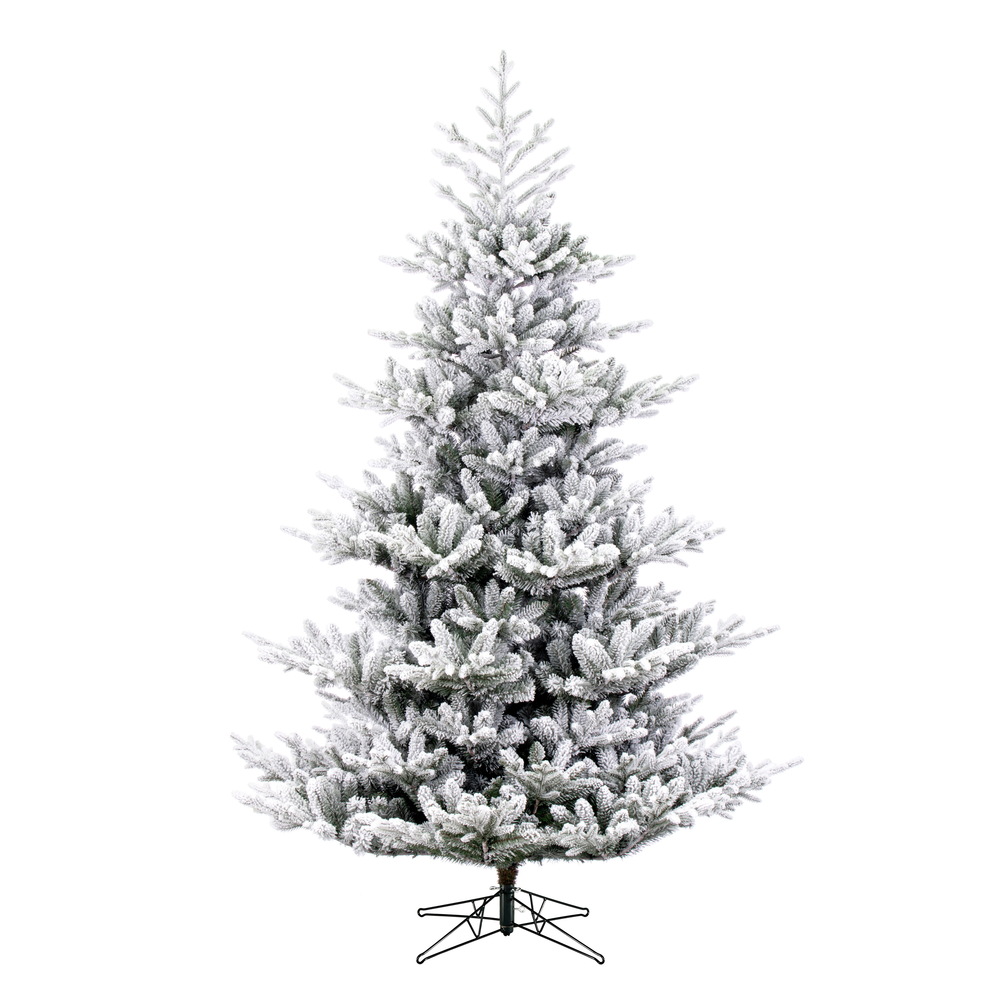 Christmastopia.com 9 Foot Flocked Hudson Fraser Fir Artificial Christmas Tree Unlit