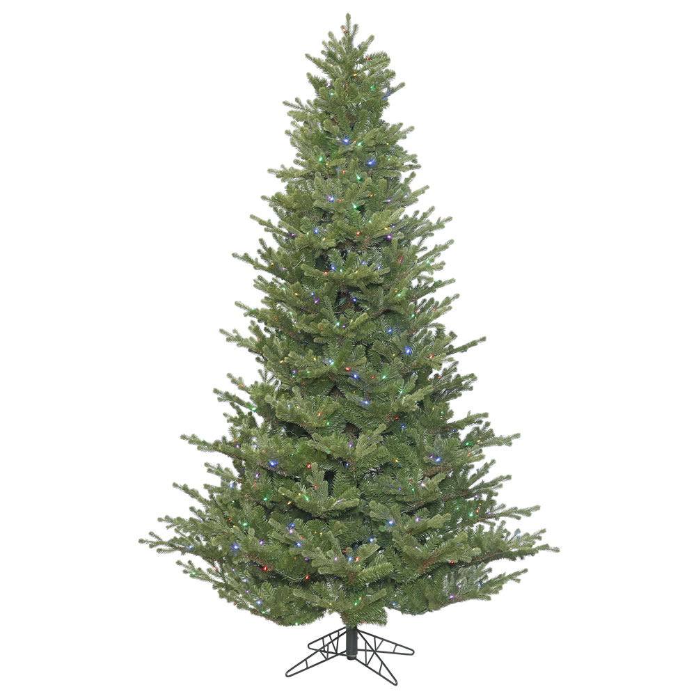 14 Foot Lexington Spruce Artificial Christmas Tree 2000 DuraLit LED M5 Italian Multi Color Mini Lights