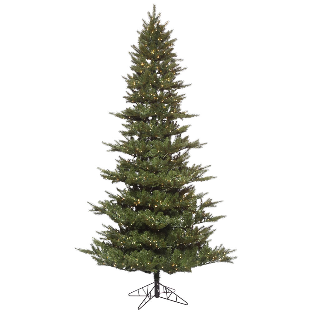 7.5 Foot Carlsbad Fir Artificial Christmas Tree 1400 Low Voltage LED 3MM Micro Warm White Lights
