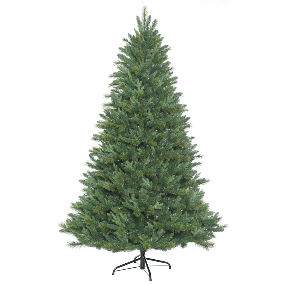 7.5 Foot Dixon Mixed Pine Artificial Christmas Tree Instant Shape Unlit