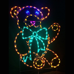 Teddy Bear LED Lighted Outdoor Lawn Decoration