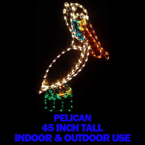 Pelican LED Lighted Outdoor Lawn Decoration