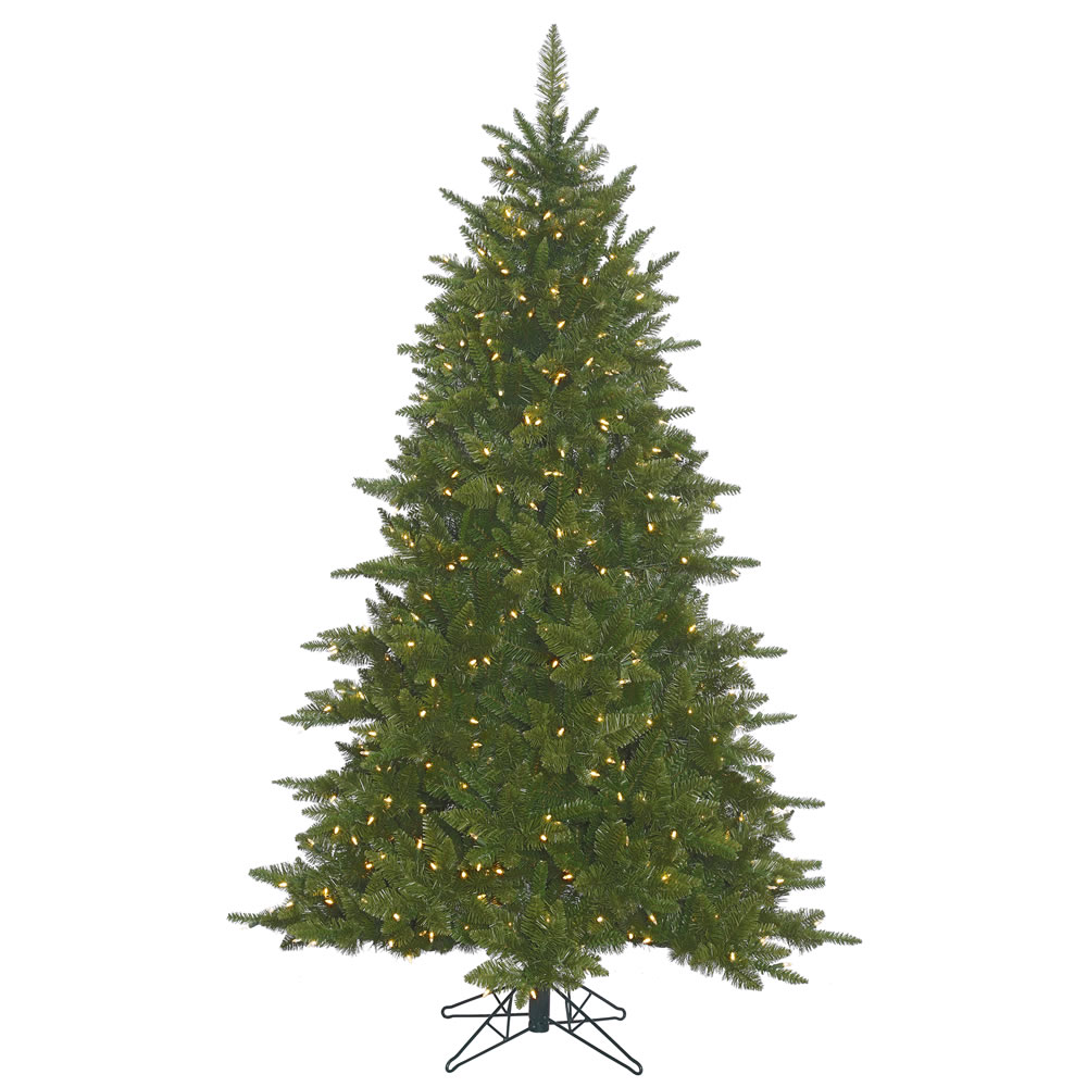 12 Foot Durango Spruce Artificial Christmas Tree - 2100 DuraLit LED Warm White Italian Mini Lights