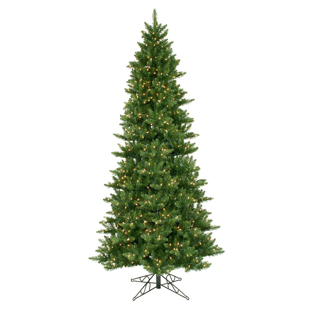 Christmastopia.com 12 Foot Camdon Fir Slim Artificial Christmas Tree 1800 DuraLit Incandescent Clear Mini Lights