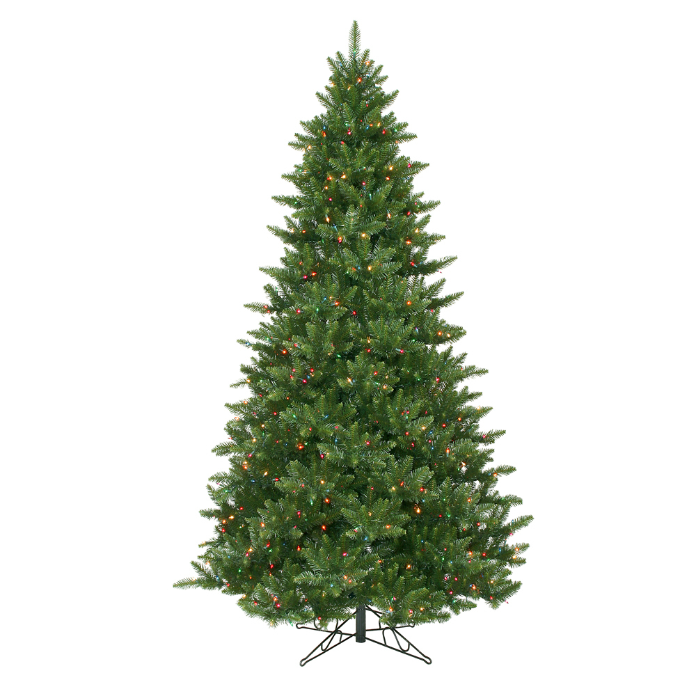 8.5 Foot Camdon Fir Artificial Christmas Tree 1050 LED M5 Italian Multi Color Lights