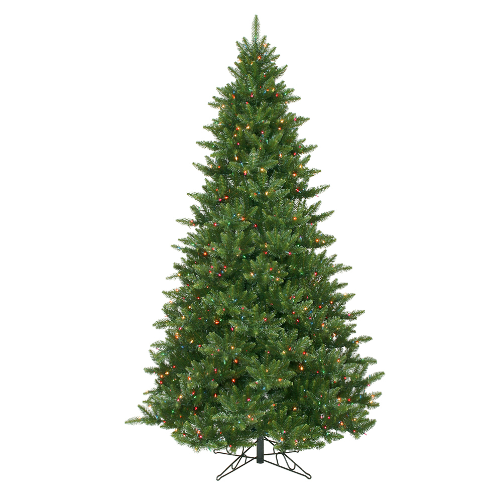 15 Foot Camdon Fir Artificial Commercial Christmas Tree 3350 DuraLit LED M5 Italian Multi Color Mini Lights