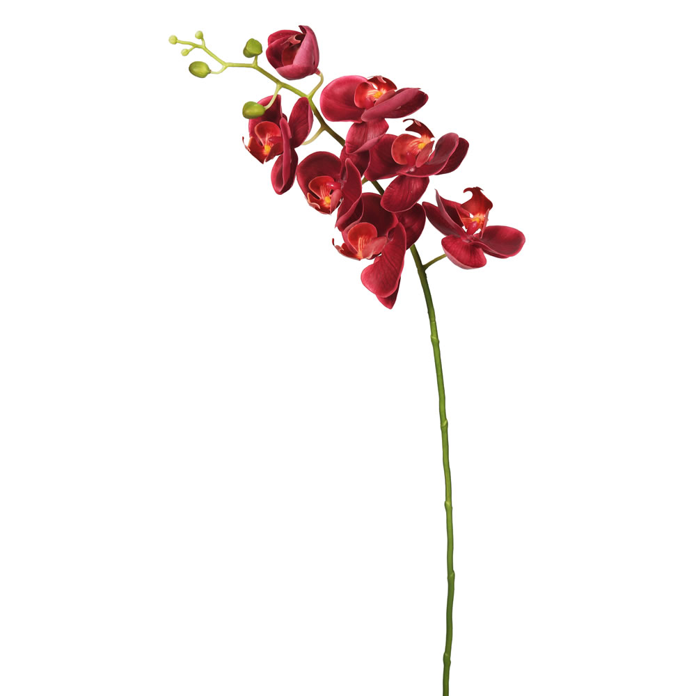Christmastopia.com - Real Touch Orchid-7 Heads-Magenta