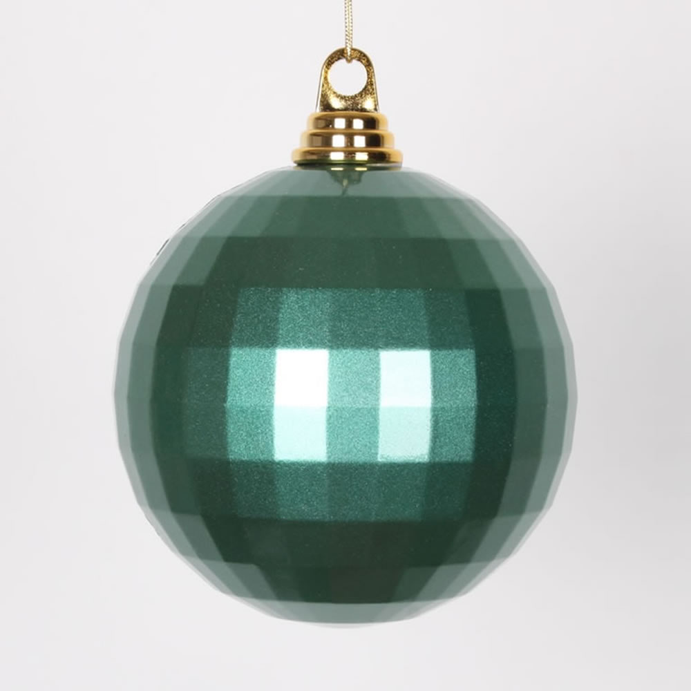 Christmastopia.com 5.5 Inch Emerald Green Candy Finish Mirror Round Christmas Ball Ornament