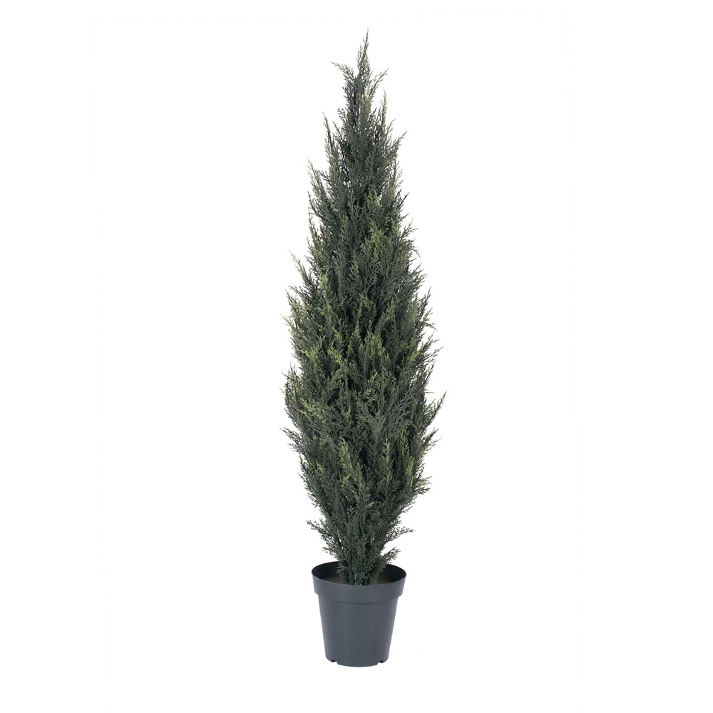 Christmastopia.com - 5 Foot Pond Cypress Potted Artificial Tree UV Resistant