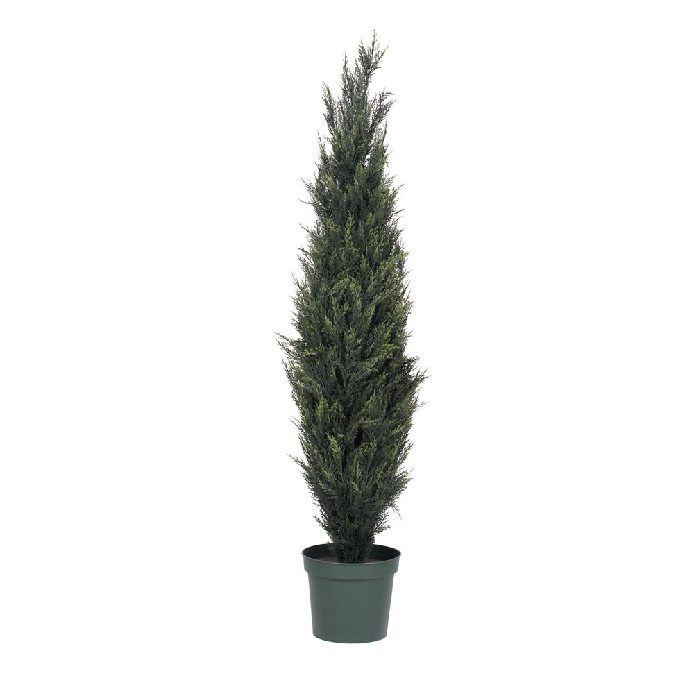 Christmastopia.com - 6 Foot Pond Cypress Potted Artificial Tree UV Resistant