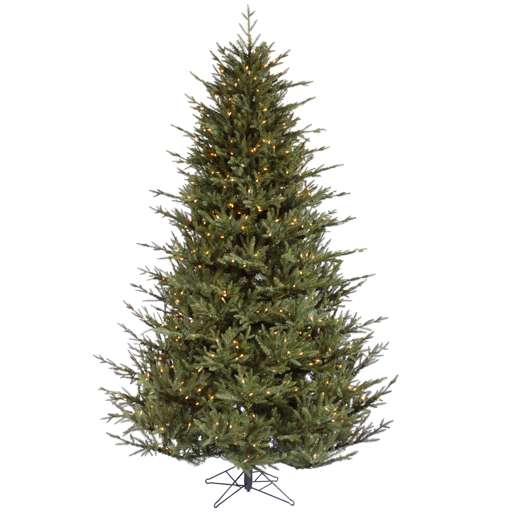 12 Foot Itasca Frasier Artificial Christmas Tree 2100 DuraLit Incandescent Clear Mini Lights