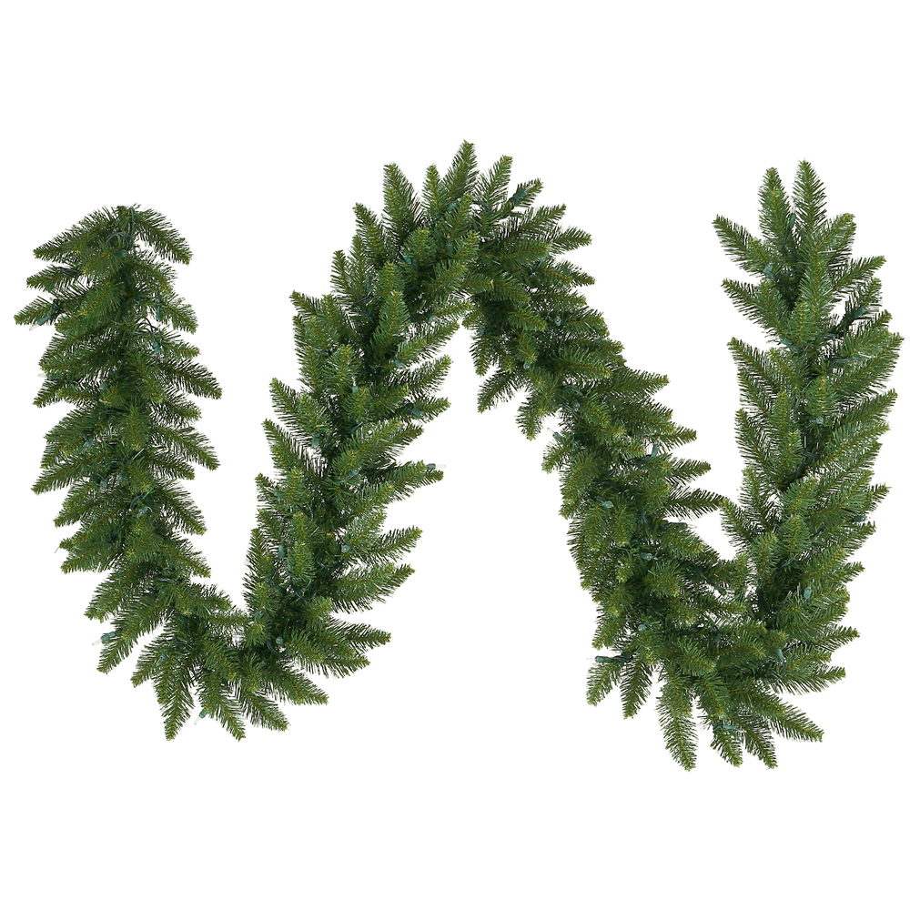 Christmastopia.com 9 Foot Camdon Fir Artificial Christmas Garland 12 Inch Wide Unlit