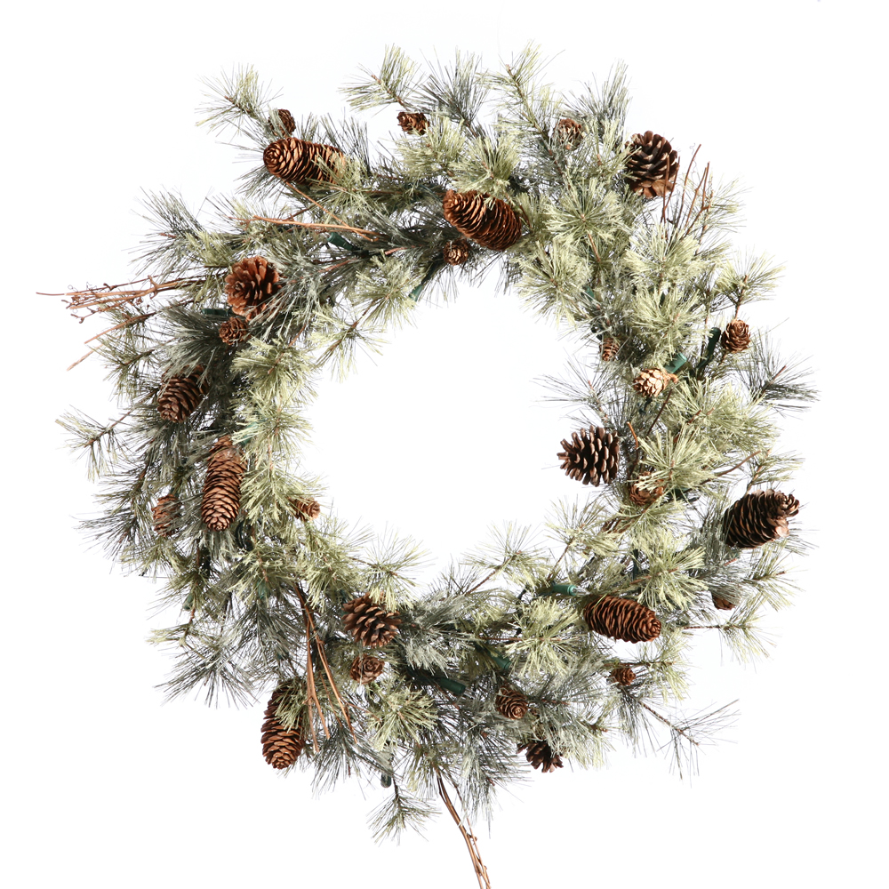 18 Inch Dakota Artificial Christmas Wreath Unlit