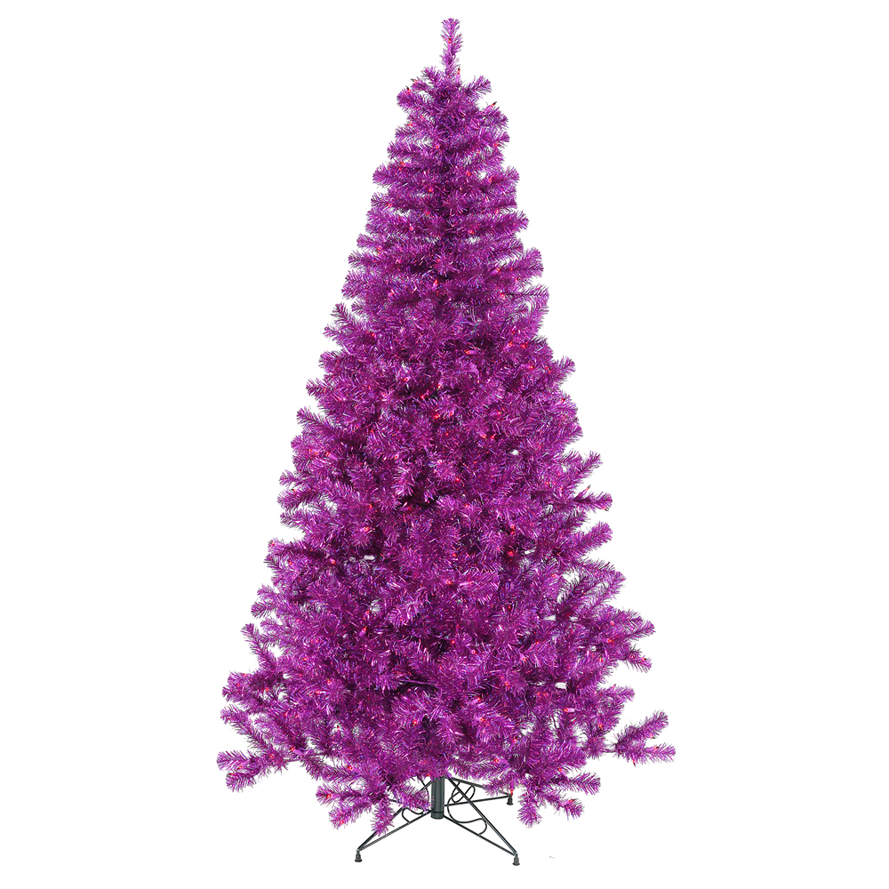 Christmastopia.com 6 Foot Purple Artificial Halloween Tree 350 LED M5 Italian Purple Mini Lights