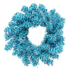 6 Inch Sky Blue Mini Wreath - Case Of 24