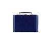 10 Inch Navy Blue Suede Backgammon Set