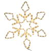 48 Inch LED Pure White Diamond Snowflake - 286 LED Pure White Lights