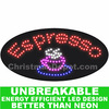 Flashing LED Lighted Espresso Sign