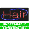 LED Flashing Lighted Hair Sign