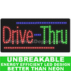Flashing LED Lighted Drive-Through Sign