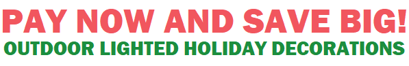 Welcome decorating enthusiasts to the  Team Santa Inc Pay Now and Save Big! Receive Delivery in The Fall of 2024