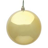 Christmastopia.com - Christmas Decorations - Christmas Ornaments - 12 Inch Gold Shiny Round Christmas Ball Ornament Shatterproof UV