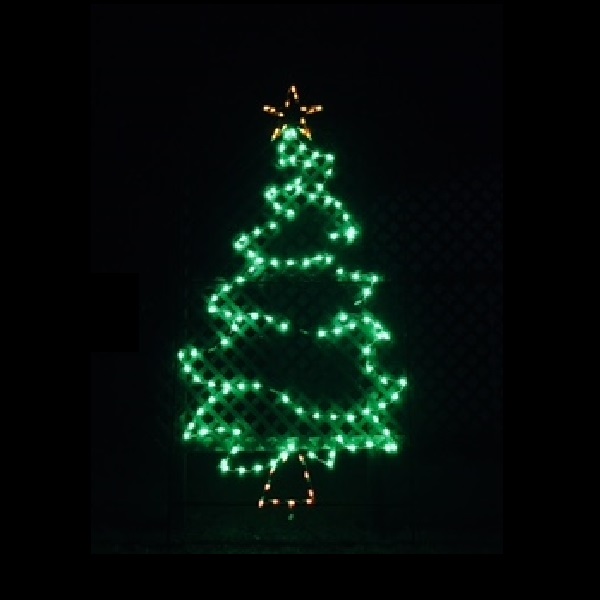 Christmas Tree Whimsical LED Lighted Outdoor Commercial Christmas Decoration