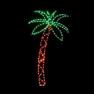 Palm Tree Tall LED Lighted Outdoor Lawn Decoration