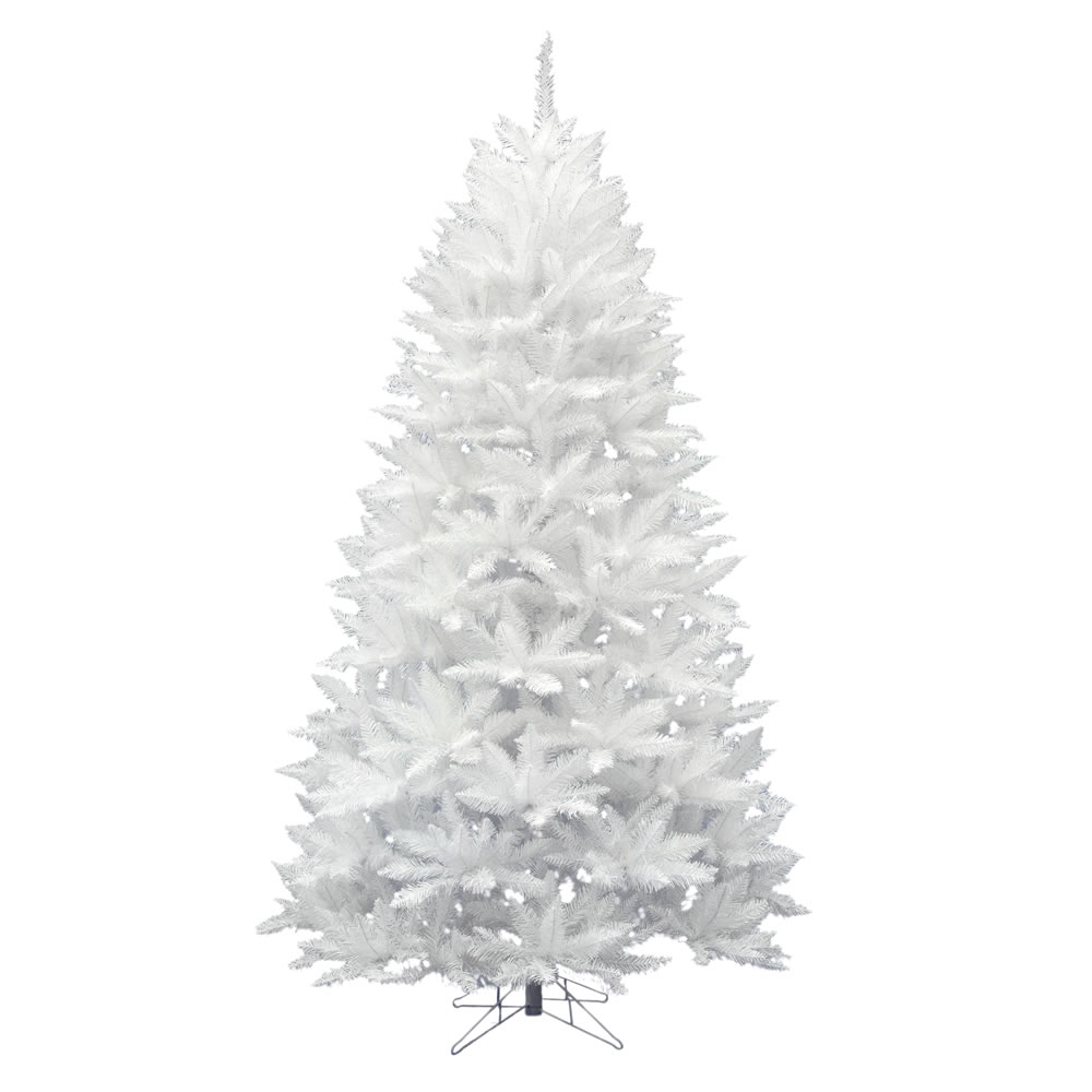 8.5 Foot Sparkle White Spruce Artificial Christmas Tree Unlit