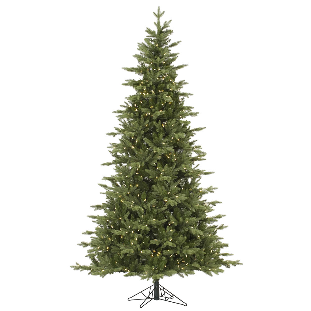 Christmastopia.com 4.5 Foot Fresh Balsam Fir Artificial Christmas Tree 200 DuraLit LED M5 Italian Warm White Mini Lights