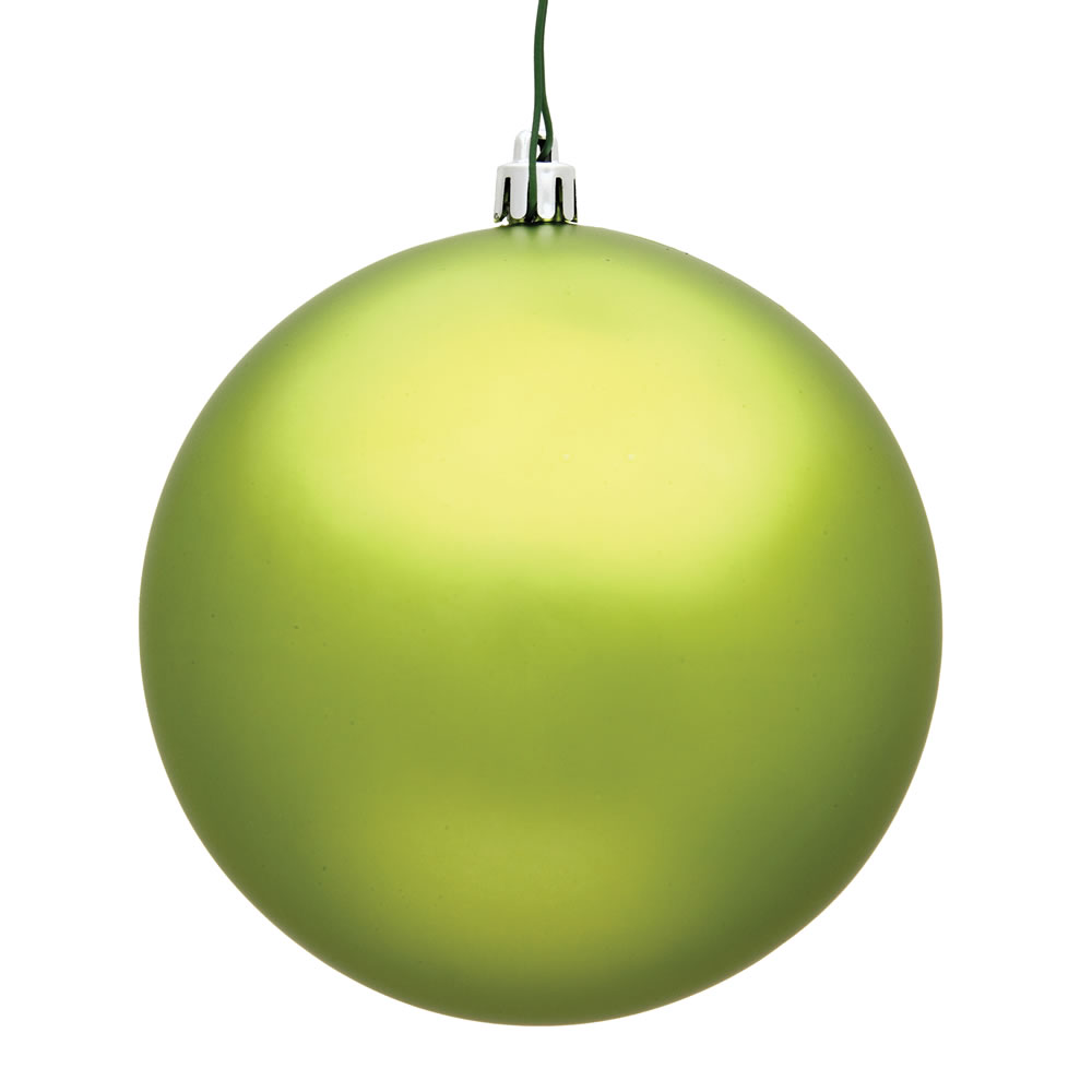 Christmastopia.com 15.75 Inch Lime Matte Round Christmas Ball Ornament Shatterproof UV