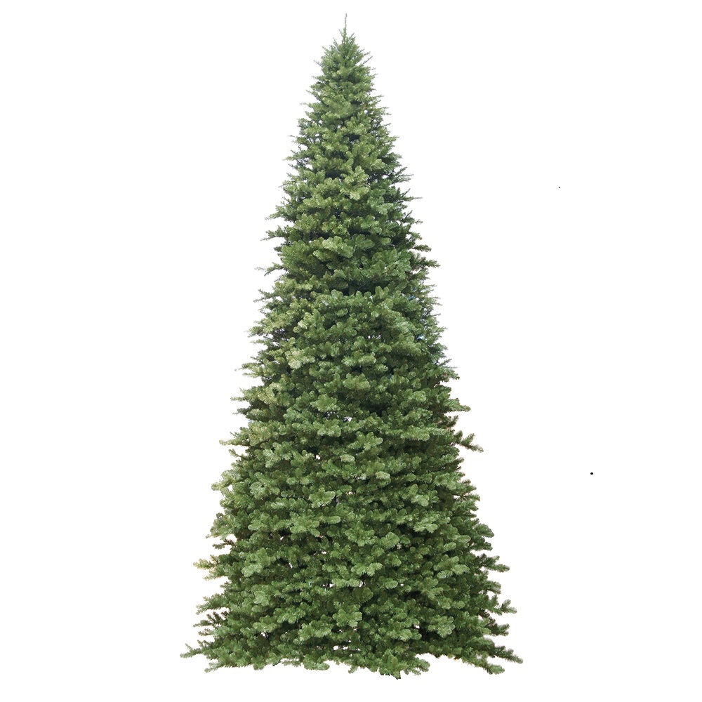 16 Foot Grand Teton Slim Artificial Commercial Christmas Tree Unlit