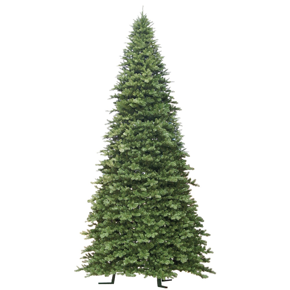 Christmastopia.com 16 Foot Grand Teton Slim Artificial Commercial Christmas Tree 2500 LED 5MM Wide Angle Warm White Lights