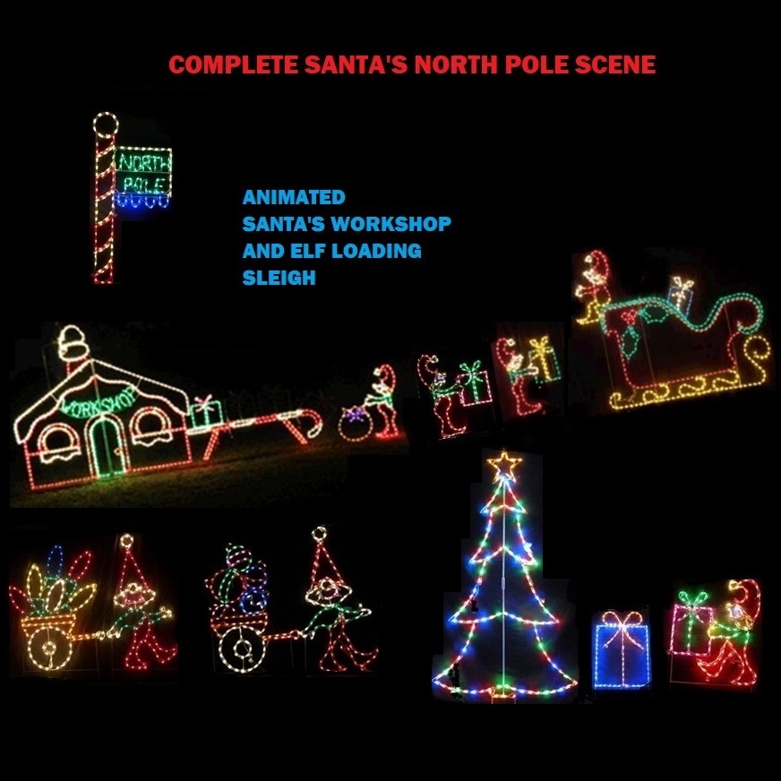 Lighted Outdoor Christmas Decorations
