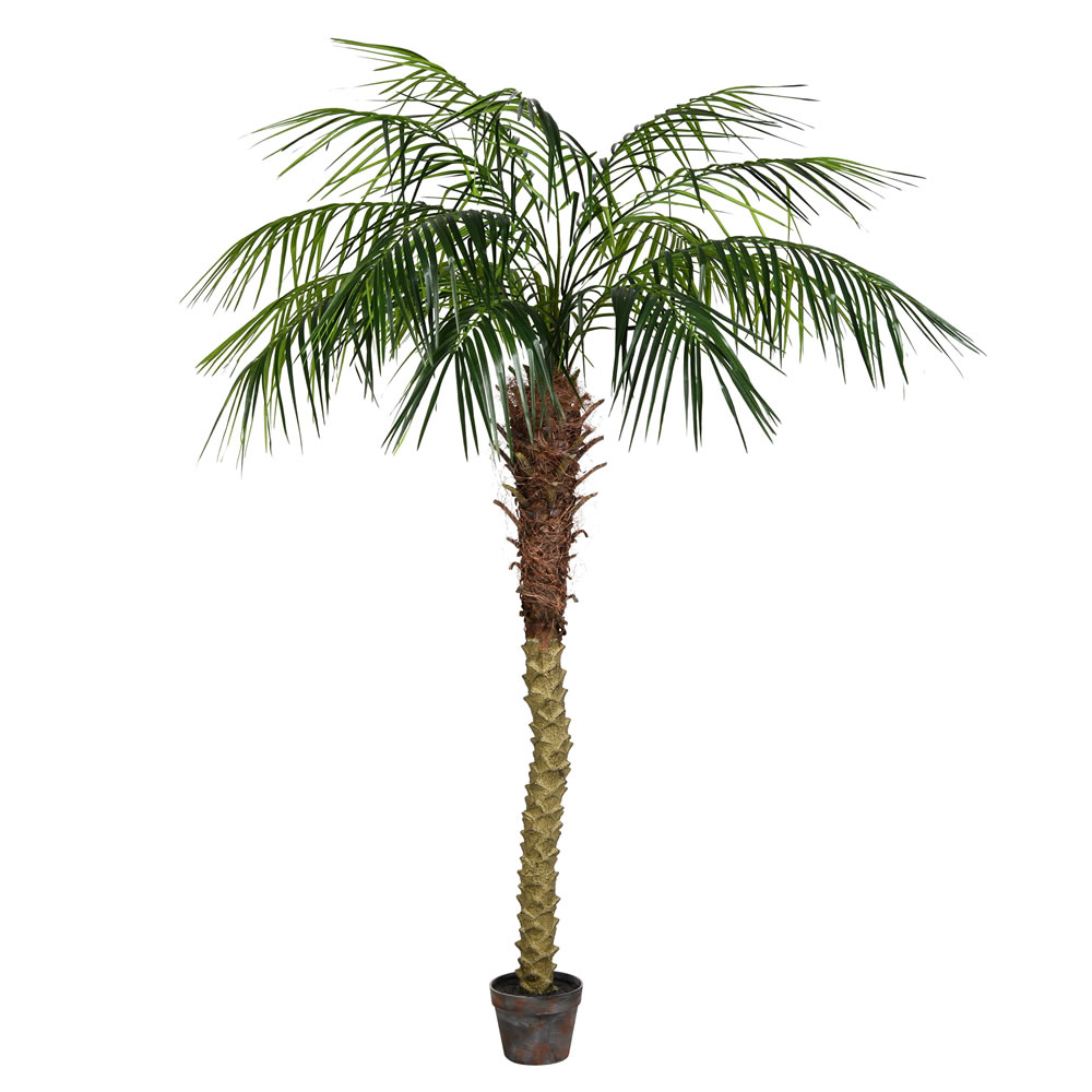 6 Foot Green Phoenix Artificial Potted Palm Tree Unlit