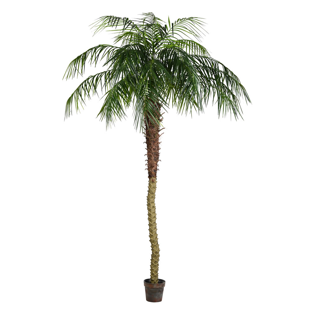 Christmastopia.com 8 Foot Green Phoenix Artificial Potted Palm Tree Unlit