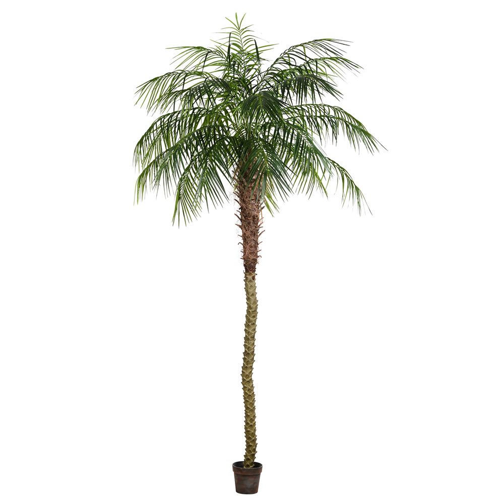 Christmastopia.com 9 Foot Green Phoenix Artificial Potted Palm Tree Unlit