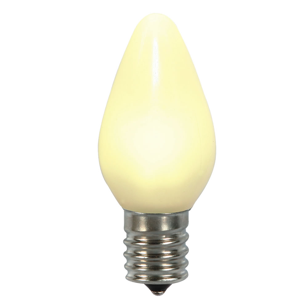 5 LED C7 Warm White Ceramic Retrofit Night Light Christmas Replacement Bulbs