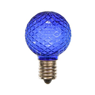 LED G40 Globe Blue C7 Socket Christmas Replacement Bulbs Set Of 100