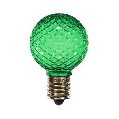 Christmastopia.com LED G40 Globe Green C7 Socket Christmas Replacement Bulbs Set Of 100