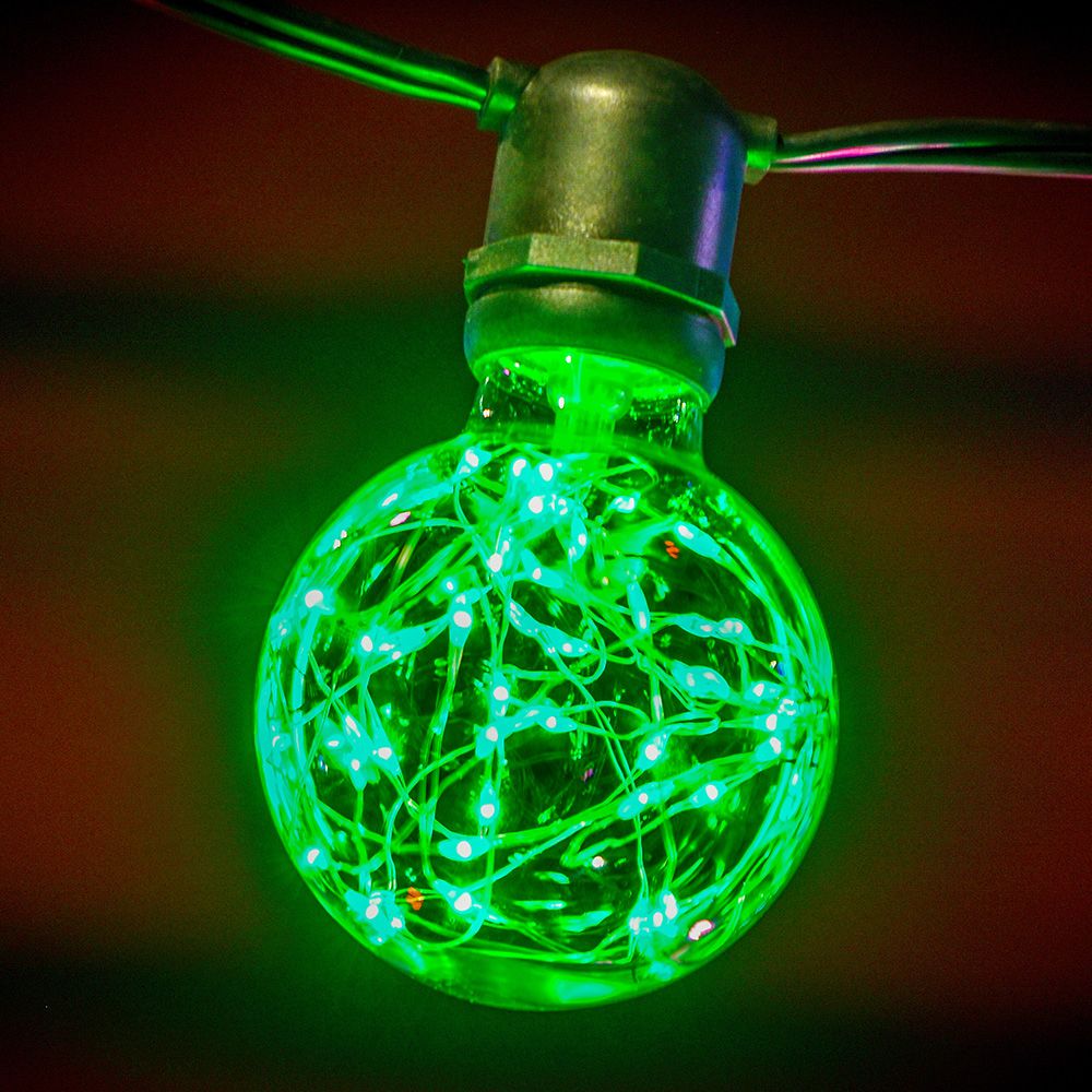Green G80 Fairy Lights E26 Replacement Bulbs
