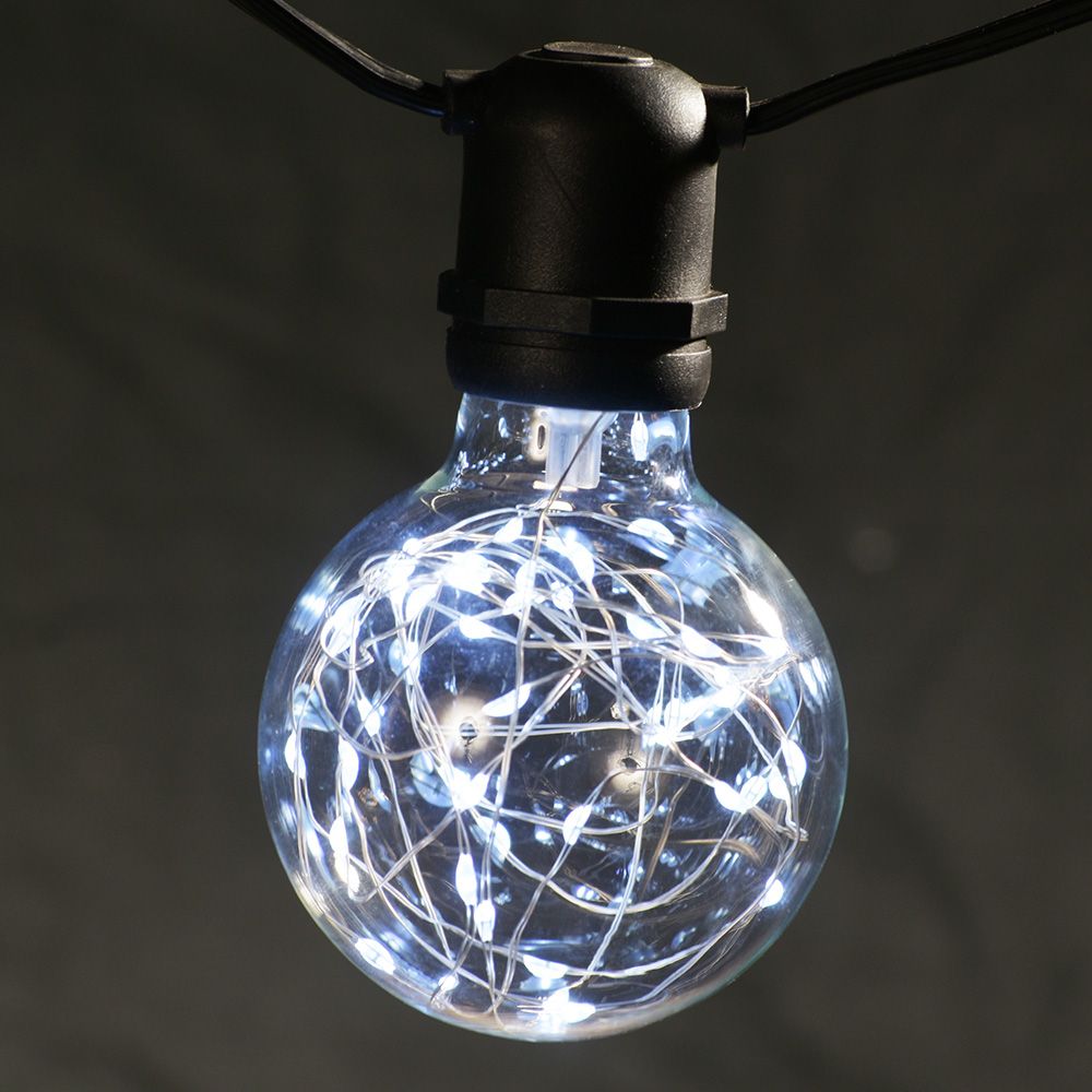 Christmastopia.com White G80 Fairy Lights E26 Replacement Bulbs