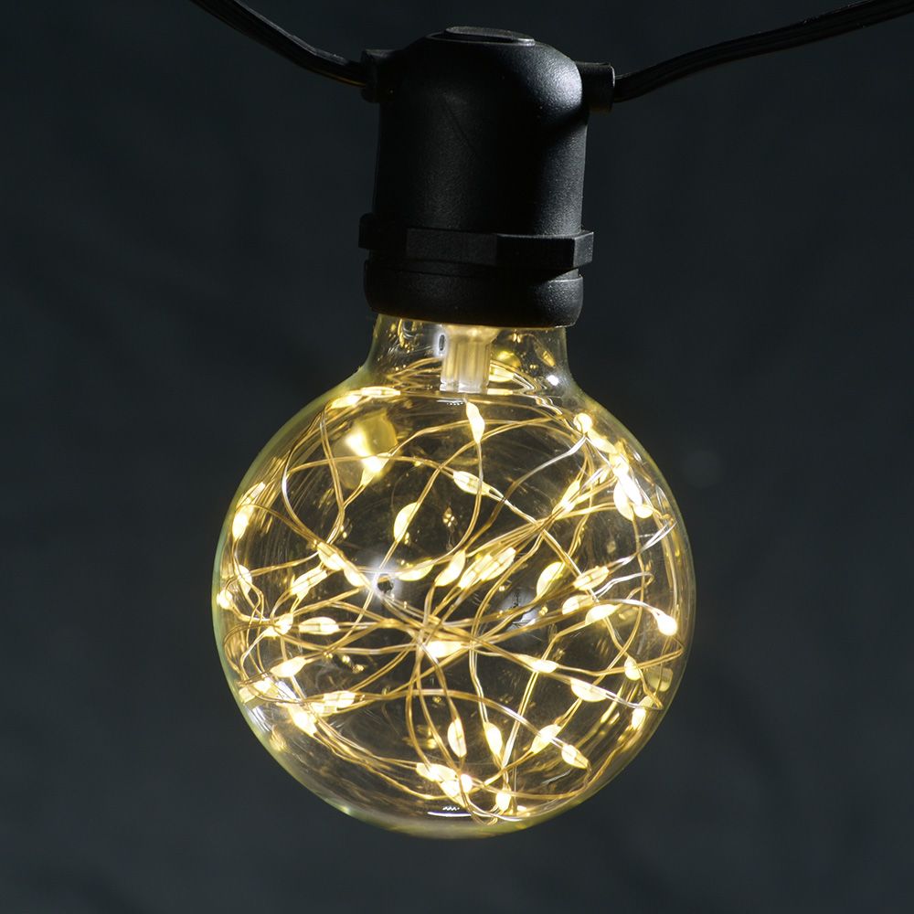 Christmastopia.com Warm White G80 Fairy Lights E26 Replacement Bulbs