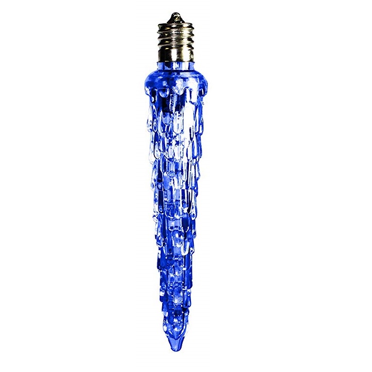 5 Inch LED C7 Steady Blue Icicle Christmas Light Replacement Bulb
